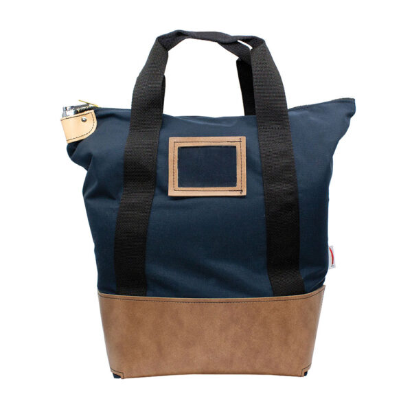 Locking Heavy Duty Courier Bag 18x18x8 Standard Lock Navy Front