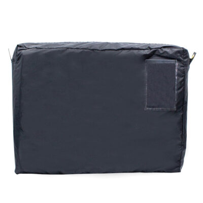 Interoffice Gusseted Transit Bag Black Front