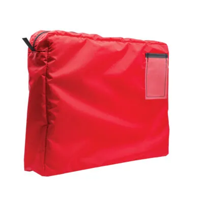 Interoffice Gusseted Transit Bag Red Side 1