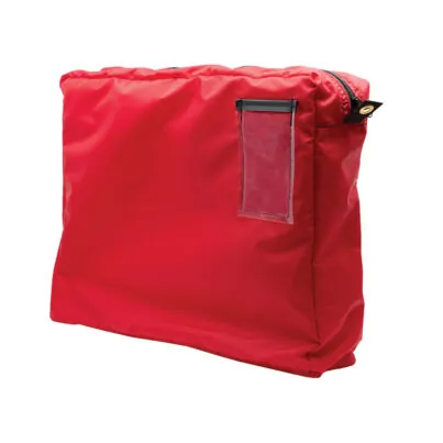 Interoffice Gusseted Transit Bag Red Side 2