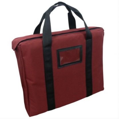 Fire Resistant Briefcase Style Bags Burgundy