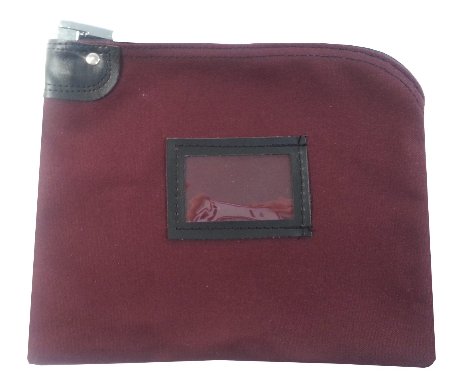 Personalized Canvas Coin Money Sacks Bag with Wrist Strap Bank Deposit Change Transit Zipper