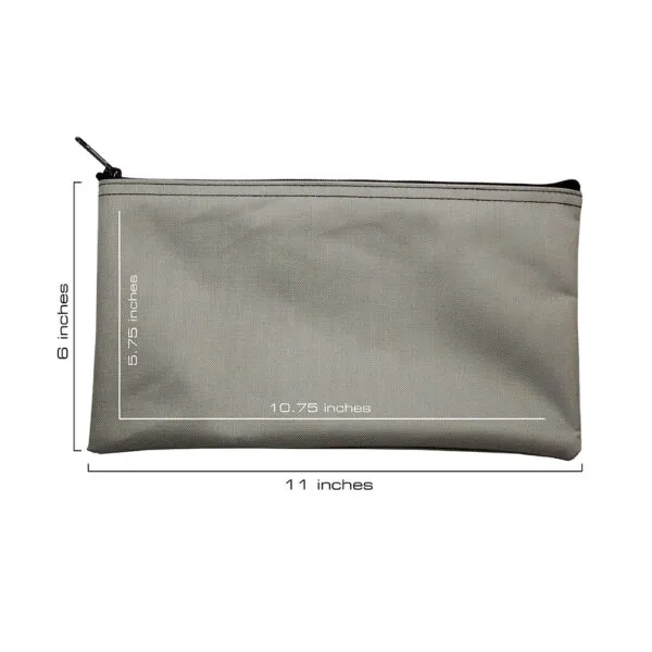 Zipper Bag Poly Cloth 2PK
