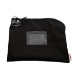 Locking Bank Bag 1350 Denior Weave Nylon Standard Lock Black Front