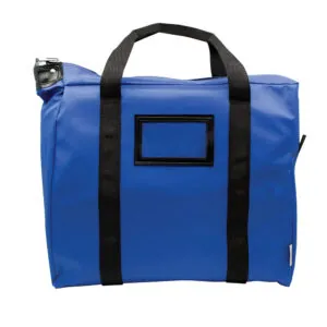 Briefcase Locking Courier Bags 18x14x5 Royal Blue Front