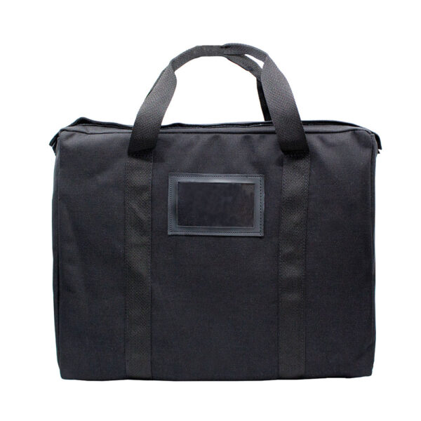 Fire Resistant Briefcase Bag 18x14x4 Black Front