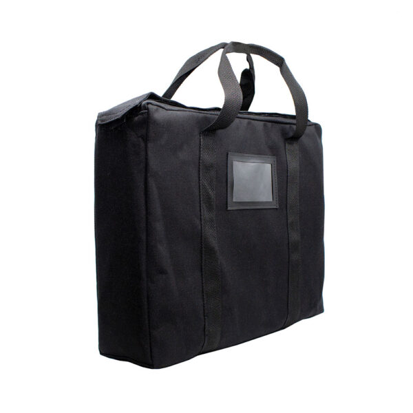Fire Resistant Briefcase Bag 18x14x4 Black Side
