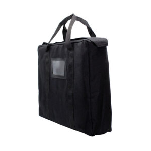 Fire Resistant Briefcase Bag 18x14x4 Black Side