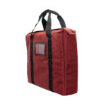 Fire Resistant Briefcase Bag 18x14x4 Burgundy Side