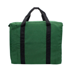 Fire Resistant Briefcase Bag 18x14x4 Forest Green Back