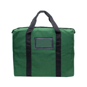 Fire Resistant Briefcase Bag 18x14x4 Forest Green Front