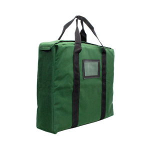 Fire Resistant Briefcase Bag 18x14x4 Forest Green Side