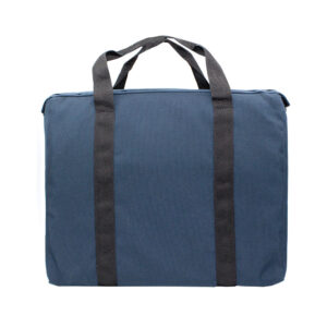 Fire Resistant Briefcase Bag 18x14x4 Navy Back