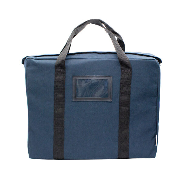 Fire Resistant Briefcase Bag 18x14x4 Navy Front