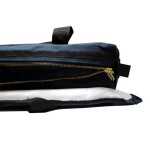 Fire Resistant Briefcase Bag 18x14x4 Navy Open Zipper