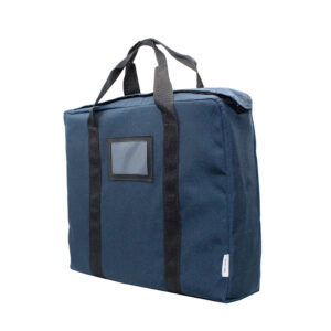 Fire Resistant Briefcase Bag 18x14x4 Navy Side