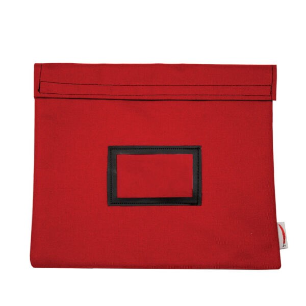 Fire Resistant Document Bag 14x11 Red Front