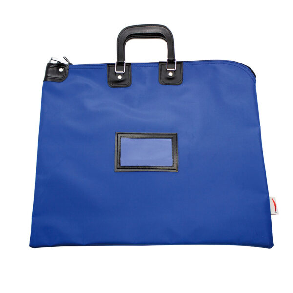 HIPAA Compliant Bag with Handle Royal Blue Front