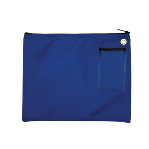 Interoffice Transit Mailbag 14x11 Canvas Royal Blue Front