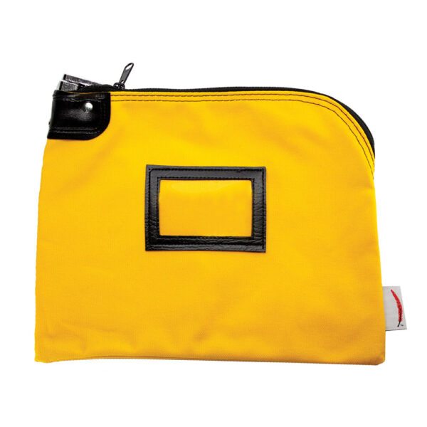 Locking Security Bag 9x12 Yellow Front