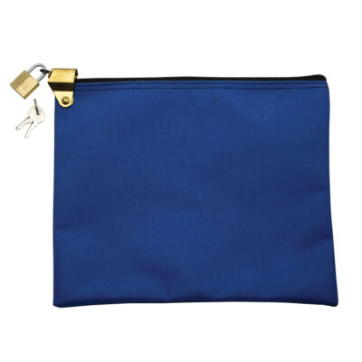 Medication Hood Zipper Bag 9x6 with CBS Lock