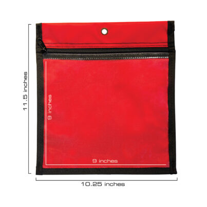 Media Pouch 11.5x10.25 Flat Measurements