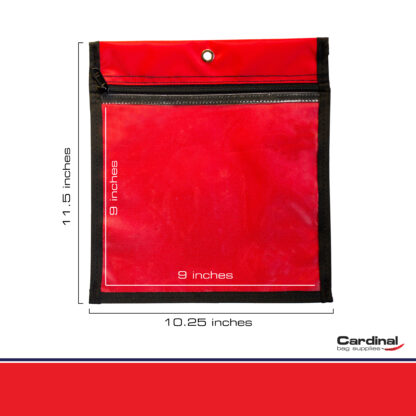 Media Pouch 11.5x10.25 Flat Measurements