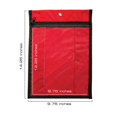 Media Pouch 14.25x9.75 Gusset Measurements