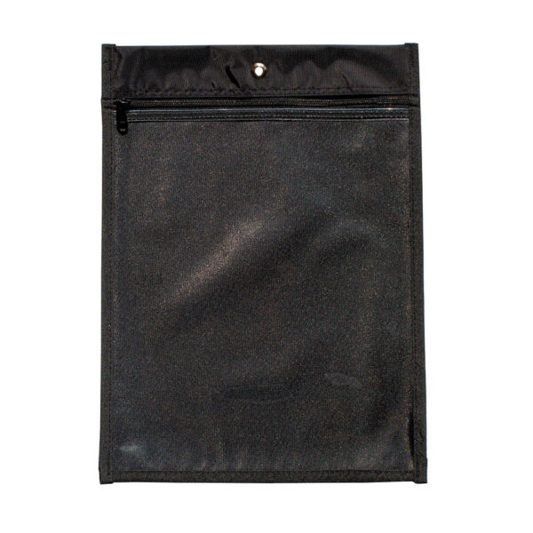 Media Pouch 16.5x11.75 Black Front