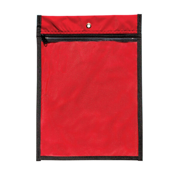 Media Pouch 16.5x11.75 Red Front