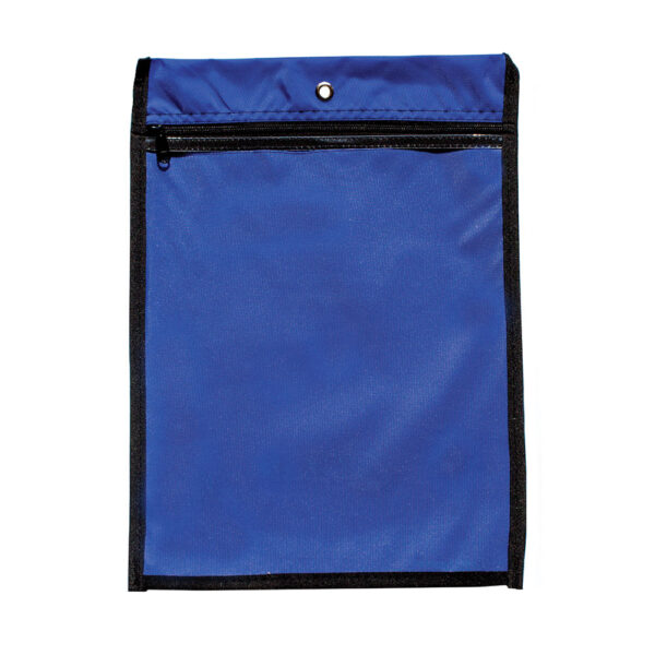 Media Pouch 16.5x11.75 Royal Blue Front