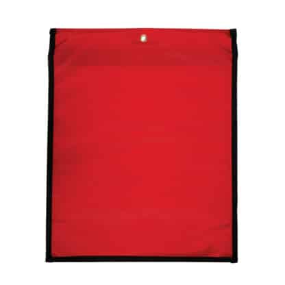 Media Pouch 17.75x14.25 Red Back