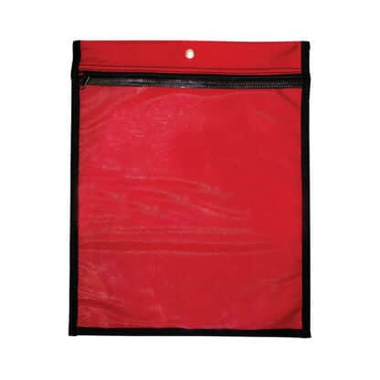 Media Pouch 17.75x14.25 Red Front