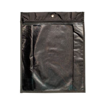 Media Pouch Gusset 17.75x14.25 Black Front