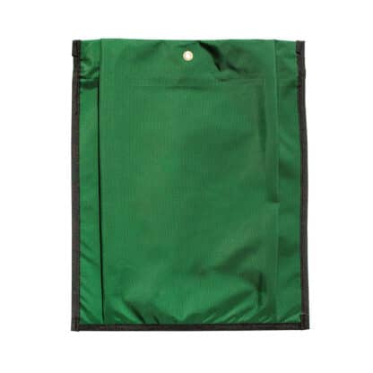 Media Pouch Gusset 17.75x14.25 Forest Green Back