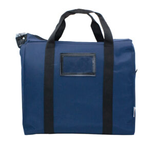 Brieftcase Locking Courier Bag Navy Front.jpg