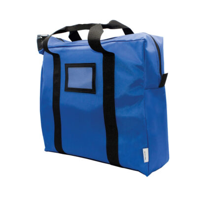 Brieftcase Locking Courier Bag Royal Blue Side 2.jpg