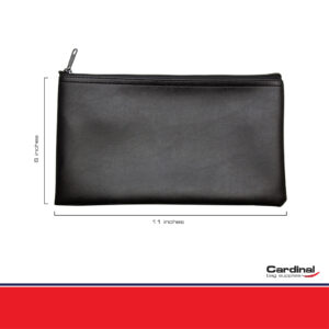 Check Wallet Zipper Bag 11x6 Leatherette Measurements scaled 1.jpg