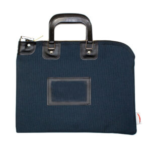 Fire Resistant Bank Bags with Handles Navy Front.jpg