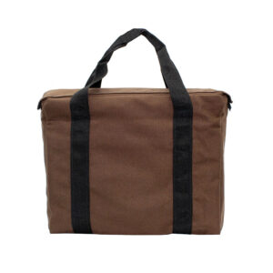 Fire Resistant Briefcase Bag 14x11x3 Brown Back.jpg