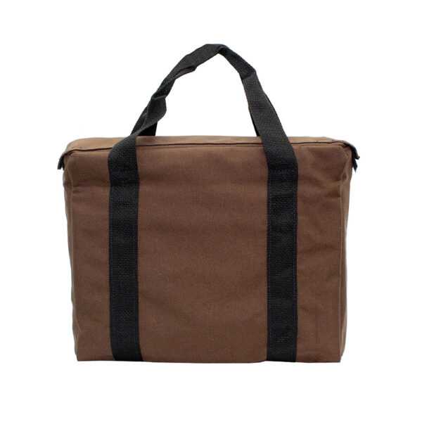 Fire Resistant Briefcase Bag 14x11x3 Brown Back.jpg