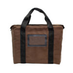 Fire Resistant Briefcase Bag 14x11x3 Brown Front.jpg