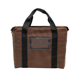 Fire Resistant Briefcase Bag 14x11x3 Brown Front.jpg