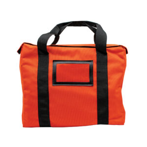 Fire Resistant Briefcase Bag 14x11x3 Orange Front.jpg