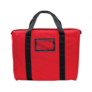 Fire Resistant Briefcase Bag 14x11x3 Red Front.jpg