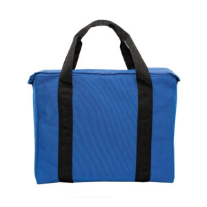 Fire Resistant Briefcase Bag 14x11x3 Royal Blue Back.jpg