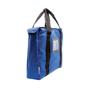 Fire Resistant Briefcase Bag 14x11x3 Royal Blue Side 1.jpg