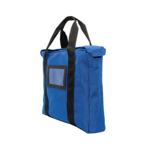 Fire Resistant Briefcase Bag 14x11x3 Royal Blue Side 2.jpg