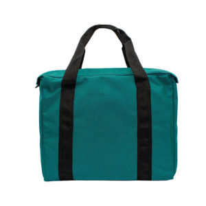 Fire Resistant Briefcase Bag 14x11x3 Teal Back.jpg