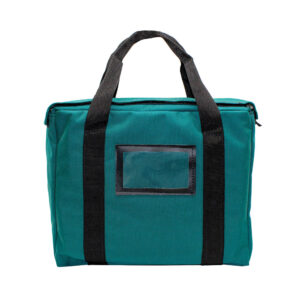 Fire Resistant Briefcase Bag 14x11x3 Teal Front.jpg